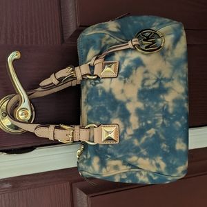 COPY - Michael Kors Small Leather Tie Dye Satchel Handbag. NWOT